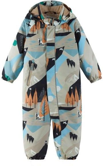Reima - Puhuri Reimatec Winter Overall - Earthy Beige - Kinderpak - Unisex - Kindermaat 86 cm