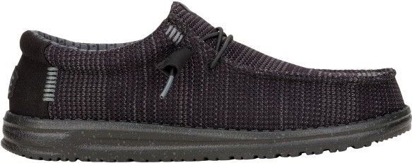 HeyDude - Wally Stretch Sox - Sneakers - Grijs/Zwart - Voor dagelijks gebruik