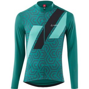 Löffler Bike L/S Jersey Full Zip Celtic Mid Fietsshirt (Heren |turkoois)