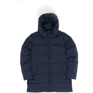 Mazine - Basic Mid Length Puffer Jacket - Blauw - Parka