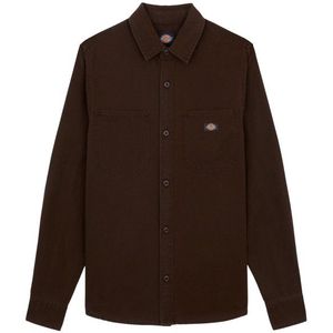 Dickies Duck Canvas L/S Shirt Overhemd (Heren |bruin)