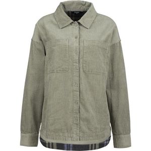 Stoic Womens MMXXMora Cord Shirt Overhemd (Dames |olijfgroen)