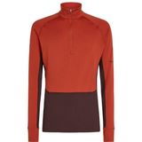 Icebreaker - Merino 260 Zoneknit L/S Half Zip - Merino-ondergoed - Rood