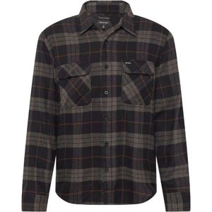 BRIXTON - Bowery - Overhemd - Zwart/Houtskool - Flanel