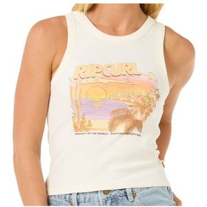 Rip Curl Womens La Paloma Tank Tanktop (Dames |beige/wit)