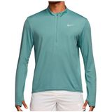 Nike Trail Dri-Fit 1/2-Zip Hardloopshirt (Heren |turkoois)