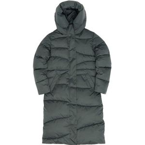 Mazine - Waves Quilt Puffer Coat - Lange Jas - Grijs - Waterdicht