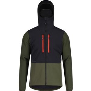 Maloja SperberM Softshelljack (Heren |zwart/olijfgroen)