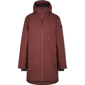 Stoic Womens MountainWool MMXX Uppsala Coat Lange jas (Dames |rood |waterdicht)