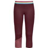 Ortovox - Womens Fleece Light Short Pants - Rood - Merino-ondergoed