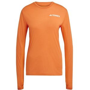 adidas Terrex Womens Xploric ClimaCool L/S T-Shirt Sportshirt (Dames |oranje)