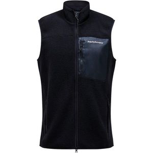 Peak Performance - Pile Vest - Fleecebodywarmer - Zwart