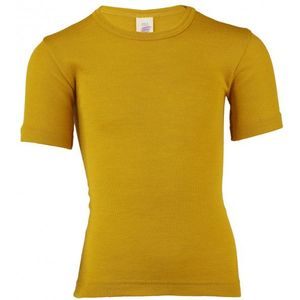 Engel - Kinder Onderhemd S/S - Geel - Merino-ondergoed