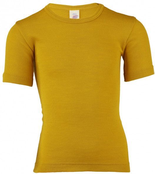 Engel - Kinder Onderhemd S/S - Geel - Merino-ondergoed