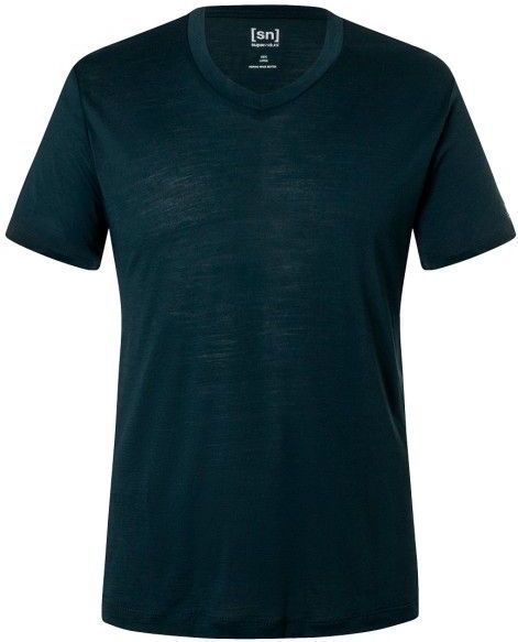 Super.natural - Sierra140 - T-shirt - V-hals - Korte Mouwen - Heren - Merinowol