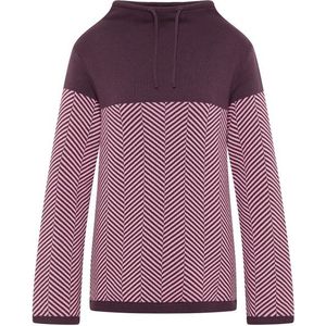 Tranquillo Womens Rollkragenpullover Trui (Dames |purper/roze)