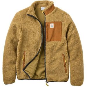 Passenger - Trekker Recycled Deep-Pile Sherpa Fleece - Fleecevest - Beige/Bruin