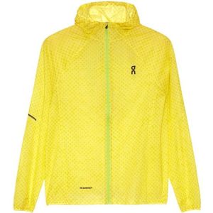 On Womens Ultra Jacket Hardloopjack (Dames |geel |waterdicht)