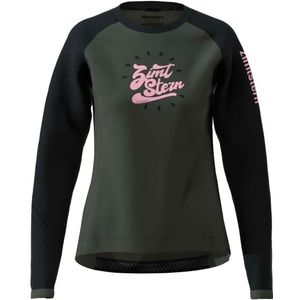 Zimtstern Womens Pureflowz Shirt L/S Fietsshirt (Dames |zwart)