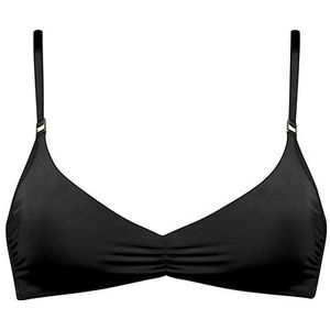 Watercult Womens Shimmering Solids Bikini Top Bikinitop (Dames |zwart)