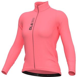 Alé Womens Color Block L/S Jersey Fietsshirt (Dames |roze)
