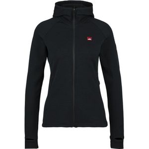 Bergfreunde Womens MerinoFleece RömersteinBF Zip Hoody Fleecevest (Dames |zwart)