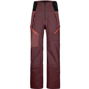 Ortovox Womens 3L Guardian Shell Pants Skibroek (Dames |rood |waterdicht)