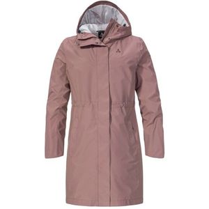 Schöffel Womens Coat Style Bohorok Lange jas (Dames |bruin |waterdicht)