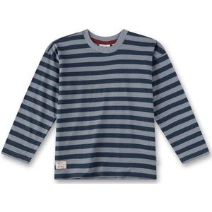 Sanetta Baby & Kid Boys Shirt Pure LT 2 Longsleeve (Kinderen |grijs/blauw)