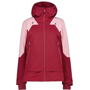 CMP Womens Jacket Fix Hood Twill Ski-jas (Dames |rood |waterdicht)