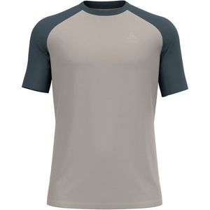 Odlo Ascent PW 125 Crew Neck S/S Merinoshirt (Heren |grijs)