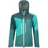 Ortovox - Womens Westalpen 3L Jacket - Regenjas - Turkoois - Waterdicht