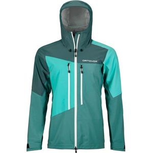 Ortovox - Womens Westalpen 3L Jacket - Regenjas - Turkoois - Waterdicht