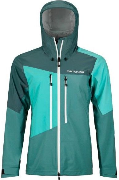 Ortovox - Womens Westalpen 3L Jacket - Regenjas - Turkoois - Waterdicht
