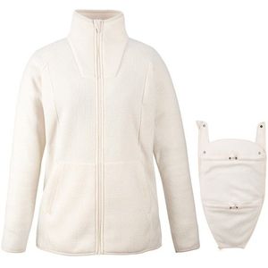 Mamalila Womens Fleece-Tragejacke Basel Fleecevest (Dames |wit)