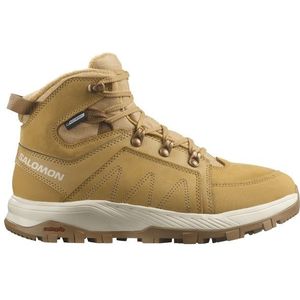 Salomon Womens Outchill Thinsulate Climasalomon WP Winterschoenen (Dames |beige/bruin |waterdicht)