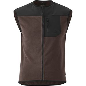 Gonso Adventure Vest Fleece Fietsbodywarmer (Heren |bruin)