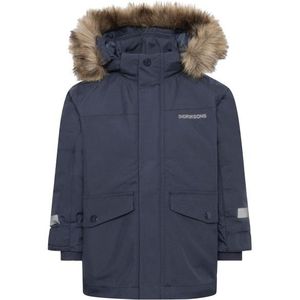 Didriksons - Kids Bjärven Parka 4 - Winterjack - Blauw - Waterdicht