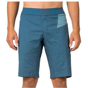 Rafiki - Megos - Korte Broek - Blauw - Katoen met Elastaan