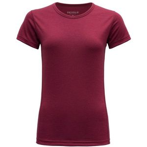 Devold Breeze Woman T-Shirt Merino-ondergoed (Dames |rood)