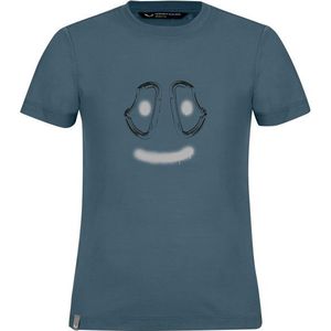 Salewa Kids Graphic Dry S/S Tee T-shirt (Kinderen |blauw)
