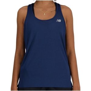 New Balance Womens Sport Essentials Tank Tanktop (Dames |blauw)