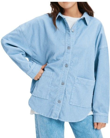 ROXY - KICK BACK WAS - Blouse - Lichtblauw - Corduroy