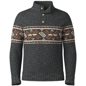 Smartwool Heavy Henley Sweater Merinotrui (Heren |grijs)
