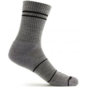 Stoic Merino Crew Tech Rib Stripes Socks Multifunctionele sokken (grijs)