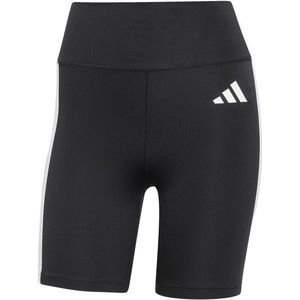 adidas Womens Optime Essentials 3 Stripes Shorts Short (Dames |zwart)