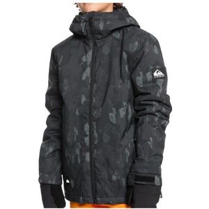 Quiksilver Kids Mission Printed Ski-jas (Kinderen |grijs/zwart |waterdicht)