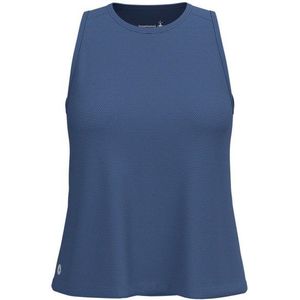 Smartwool Womens Active Mesh High Neck Tank Tanktop (Dames |blauw)