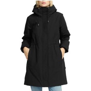 Selfhood Womens Parka Jacket Lange jas (Dames |zwart)