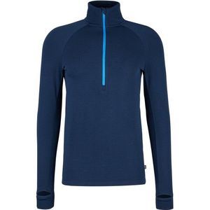 Stoic MerinoSoft245 TuleboSt Half Zip Merinoshirt (Heren |blauw)